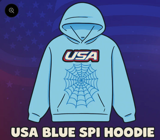 Usa Blue Spi Hoodie